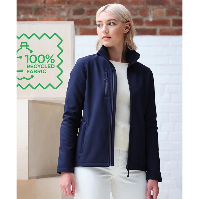 Women's Honestly made recycled softshell jacket - Navy Wom 10